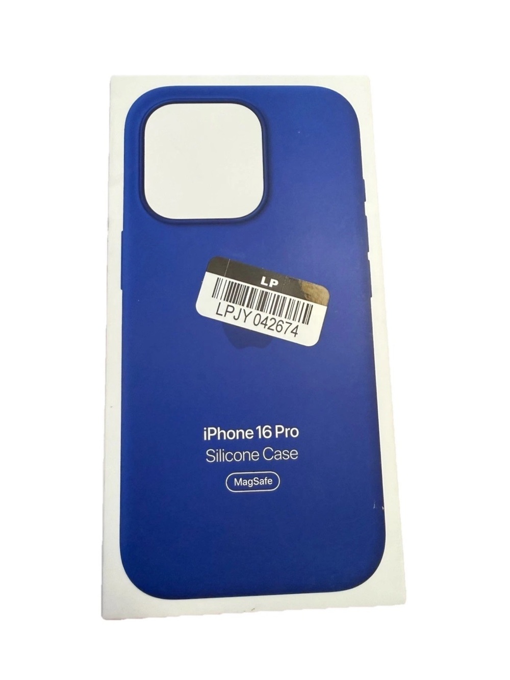 Apple iPhone 16 Pro Silicone Case - Blue (MagSafe) New Sealed In Box